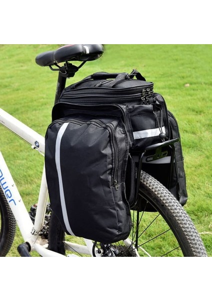 Bisiklet Yan Çanta Büyük Kapasiteli Su Geçirmez Bagaj Arka Koltuk Çantası (Yurt Dışından) fırsatları