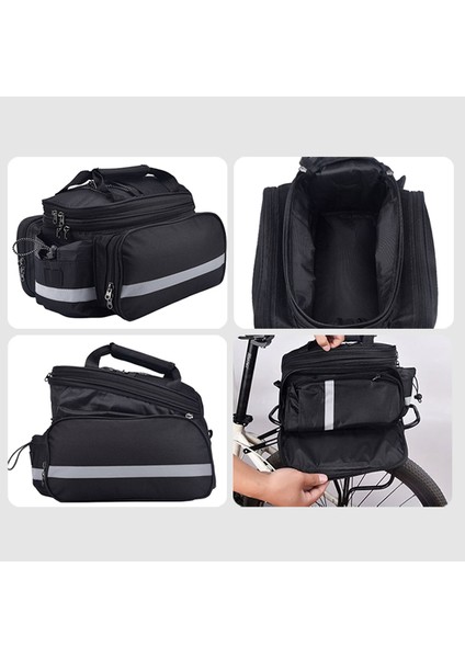 Bisiklet Yan Çanta Büyük Kapasiteli Su Geçirmez Bagaj Arka Koltuk Çantası (Yurt Dışından) indirimleri