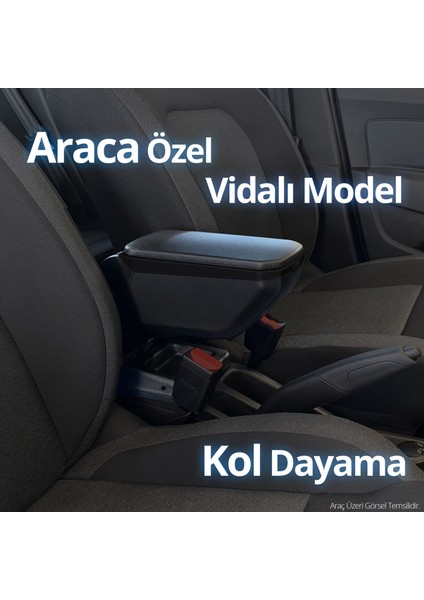 Fiat 500L Kol Dayama Kolçak Abs Vidalı Siyah 2012 Üzeri A+ Kalite