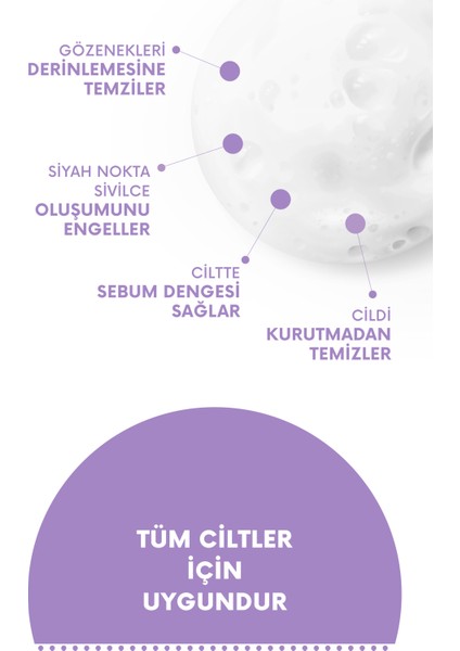 Doğal Içerikli Yüz Temizleme Köpüğü 150 ml modelleri
