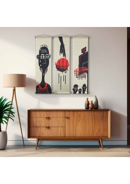 Countdown Kumaş Poster Set, Duvar Dekorasyonu, Özel Tasarım Duvar Halısı, Duvar Örtüsü