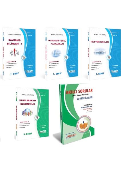 Lojistik 1. Sınıf Güz 1 Dönem Konu Anlatımlı Sorular