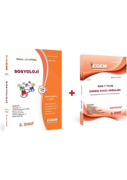 Açık Öğretim Sosyoloji 2. Sınıf 4 Dönem (Bahar) Konu Anlatımlı Soru Bankası +Çıkmış