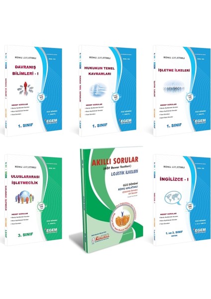 Açık Öğretim Lojistik 1. Sınıf Güz 1 Dönem Konu Anlatımlı Sorular Set