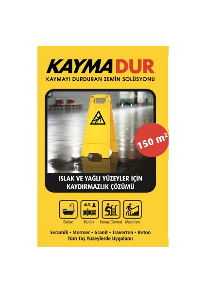 150 M2 - Kendin Yap - Ömür Boyu Etkili Kaymaz Zemin Solüsyonu