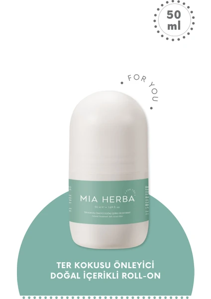 Mia Herba Doğal Içerikli Deodorant 50 Ml