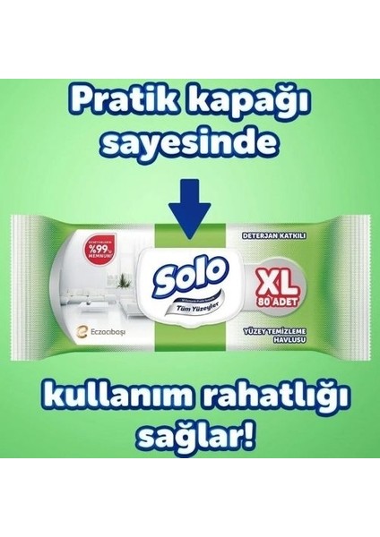 Xl Yüzey Temizleme Havlusu 80 Li X3