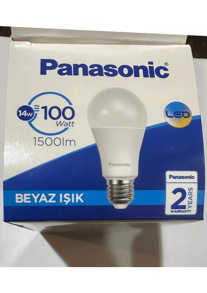 14W (100W) 6500K (Beyaz Işık) E27 Duylu LED Ampul