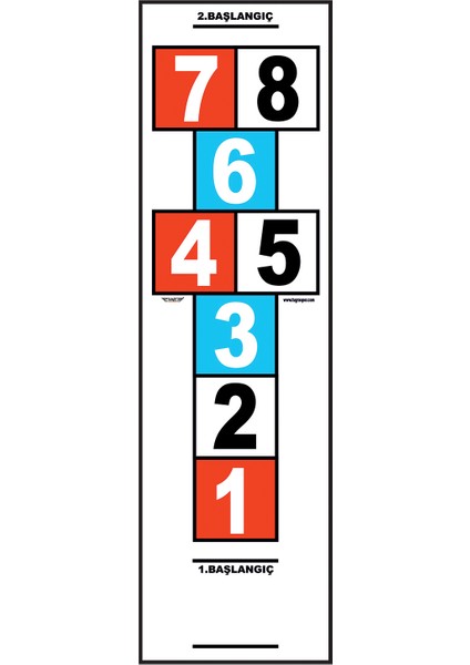 Seksek Oyun Brandası 50X50
