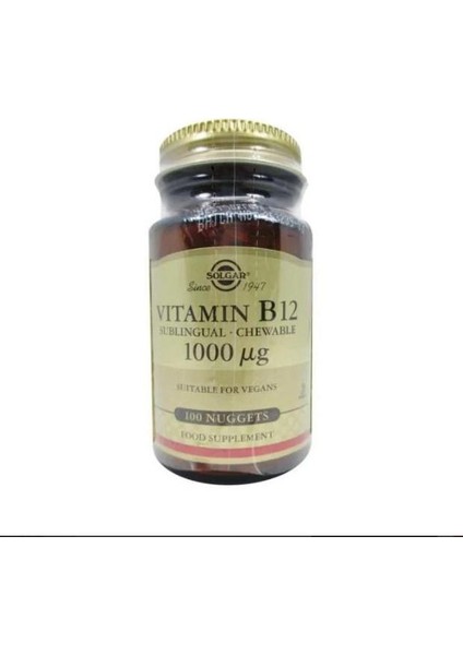 Vitamin B12 1000mcg 100 Tablet