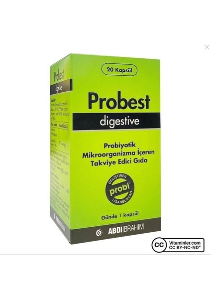 Digestive Probiyotik 20 Kapsül
