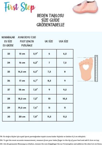 First Step Pembe Payetli Kalp Detaylı Kız Çocuk Fermuarlı PANDUF-F-738