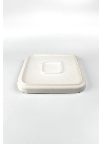 Kare Tabak Seramik Bisküvi 2'li Set (Ham Ürün) fırsatları