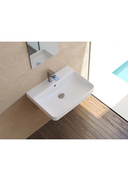 Noura Lavabo 60X48 CM AYAK UYUMLU LAVABO