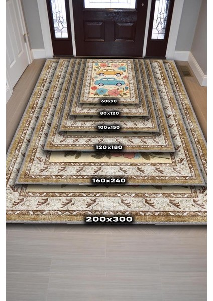 Çok Renkli Dokulu Çocuk Odası Halısı Dokuma Rustik Çocuk Halısı Modern Araba Temalı Halı indirimleri