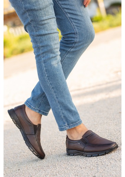 Deri Mevsimlik Rahat Erkek Ayakkabı modelleri