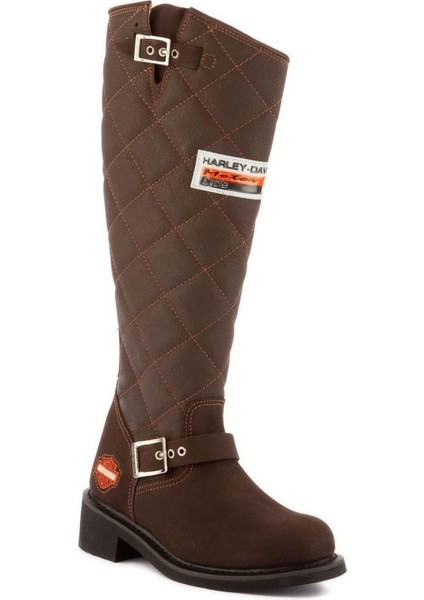 Laconia Hi Brown Kahve Nubuk Deri Kadın Çizme