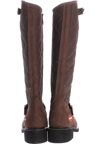 Laconia Hi Brown Kahve Nubuk Deri Kadın Çizme fiyatları