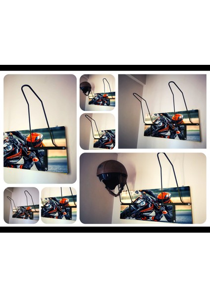 Motosiklet Kask Askısı, Motor Kask Askısı, Kask Askılığı KTMX2V1