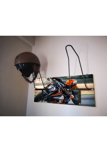 Motosiklet Kask Askısı, Motor Kask Askısı, Kask Askılığı KTMX2V1