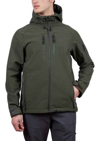 Peak Softshell Erkek Outdoor Mont Haki