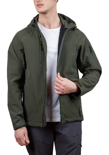 Peak Softshell Erkek Outdoor Mont Haki