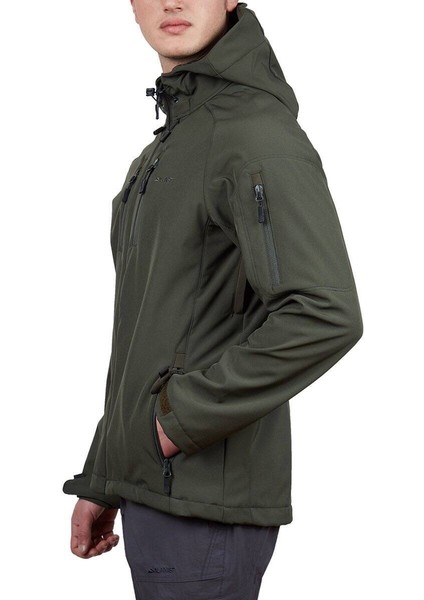 Peak Softshell Erkek Outdoor Mont Haki