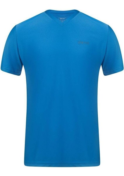 Elba V Yaka Mavi T-Shirt