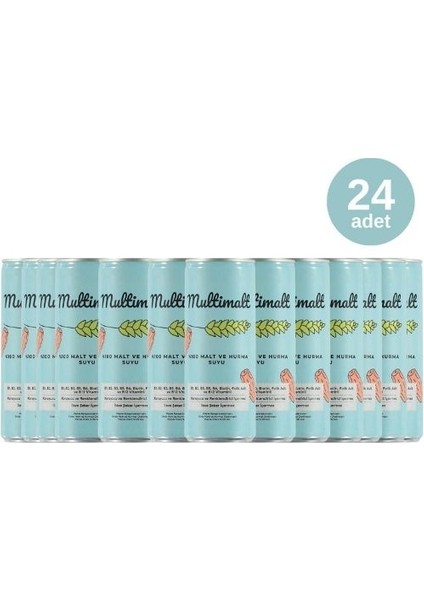 Anne Sütü Arttıran Alkolsüz %100 Malt ve Hurma Suyu 250 ml X24