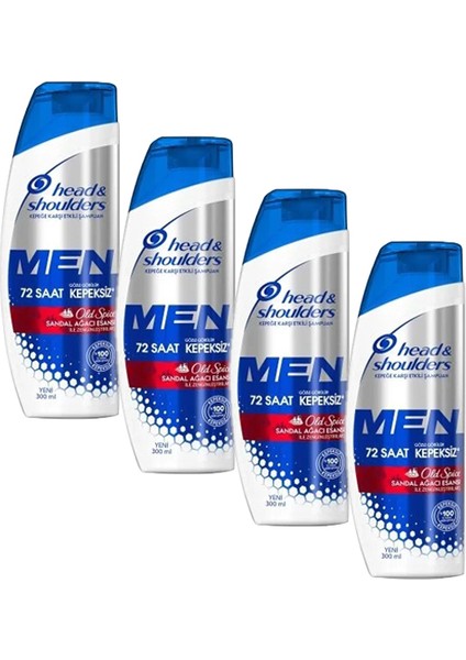 Head & Shoulders Men Old Spice Sandal Ağacı  Esansı 300ML x 4