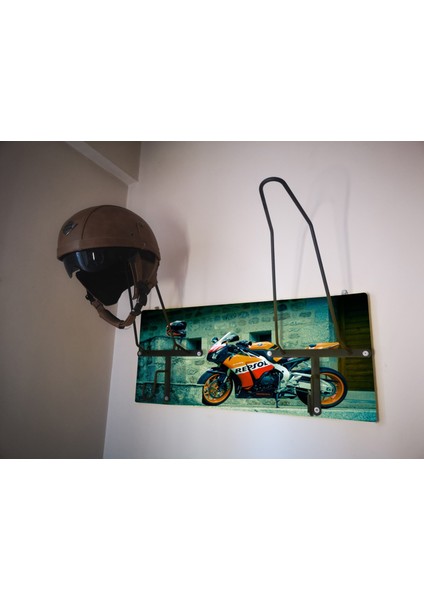Motosiklet Kask Askısı, Motor Kask Askısı, Kask Askılığı 2024 Honda X2 V3