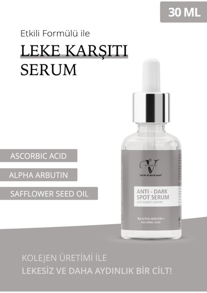 Leke Karşıtı Cilt Tonu Eşitleyici Cilt Bakım Serumu Ascorbıc Acıd Arbutin %2 30 ml modelleri