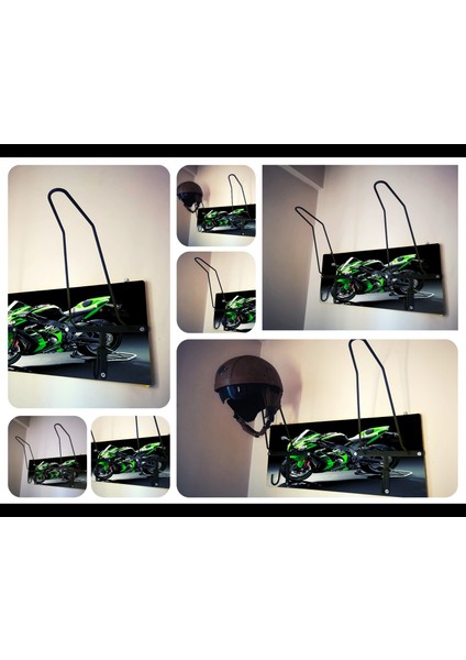 Motosiklet Kask Askısı, Motor Kask Askısı, Kask Askılığı KAWASAKIX2V6