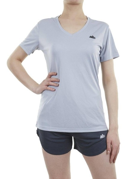 Knockout Ultra Dry Kadın T-Shirt Açık Gri
