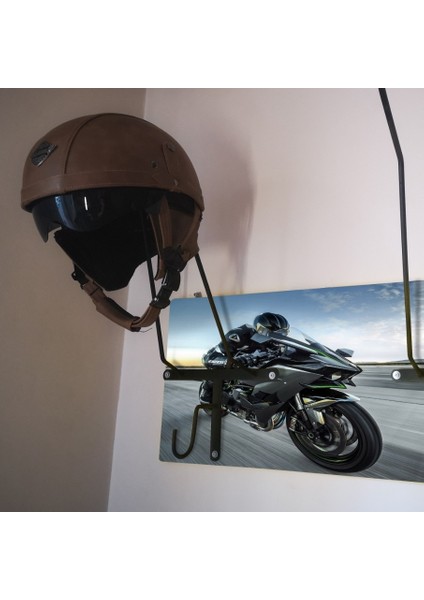 Motosiklet Kask Askısı, Motor Kask Askısı, Kask Askılığı KAWASAKIX2V1