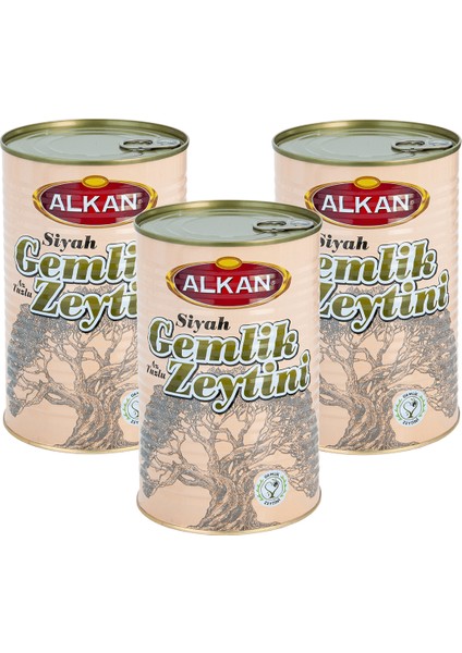 Salamura Gemlik Zeytini(Düşük Tuz Oranı) 800GR X3 Adet