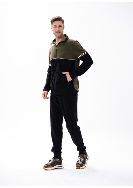 Erkek Siyah Fermuarlı Polar Takımı 15177 fiyatları