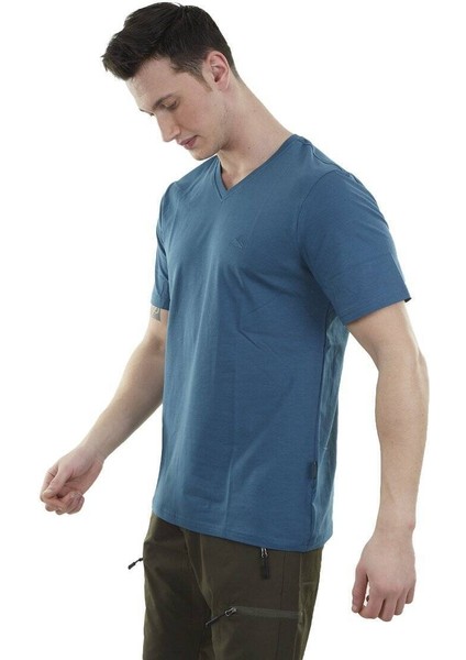 Vortex Erkek T-Shirt Indigo