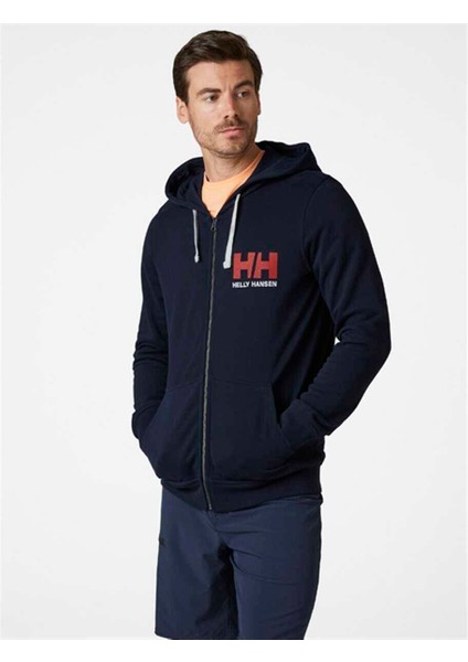 Helly Hansen Logo Full Zıp Hoodıe Kapişonlu