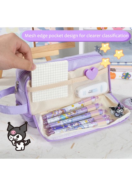 5 Katlı Büyük Kapasiteli Kalem Kutusu Çantası - Pembe (Yurt Dışından) fırsatları