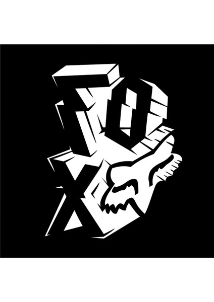 Fox Motorsport Tasarım Baskılı Bisiklet Yaka 100% Pamuklu Tişört Siyah modelleri