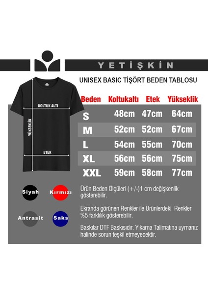 Red Star Tasarım Baskılı Bisiklet Yaka 100% Pamuklu Tişört Siyah