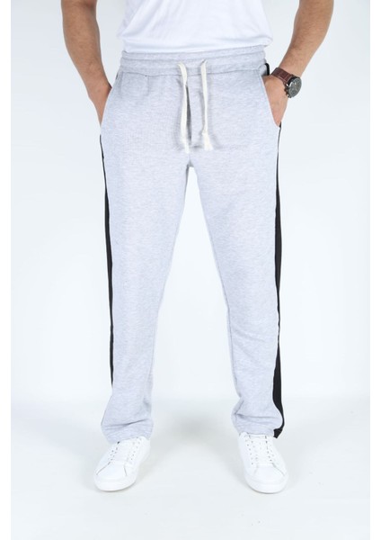 Oversize Beli Lastikli Baggy Eşofman Altı M - Gri