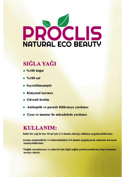 Sığla (Günlük) Uçucu Yağı 10 ml Sprey Başlıklı
