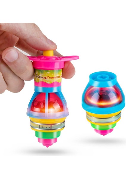 Saytay 15-Pack LED Işık Up Yanıp Sönen Ufo Topaçlar Jiroskop ile Yenilik Toplu Oyuncaklar Parti Iyilik ST-001 (Yurt Dışından)