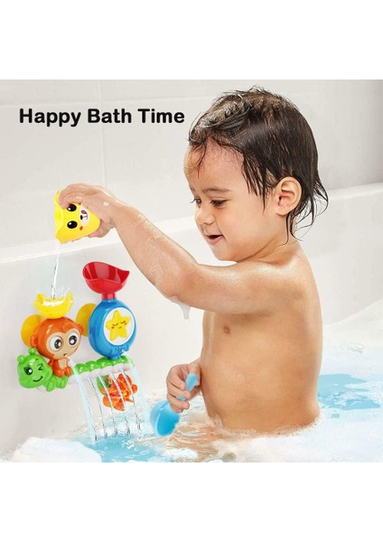 Yeni Yürümeye Başlayan Çocuklar Için Banyo Oyuncakları Yaş 1 2 3 Yaşındaki Kız Erkek, Okul Öncesi Yeni Doğan Bebek Küveti Su Oyuncakları, Dayanıklı Interaktif Çok Renkli Bebek Oyun (Yurt Dışından)