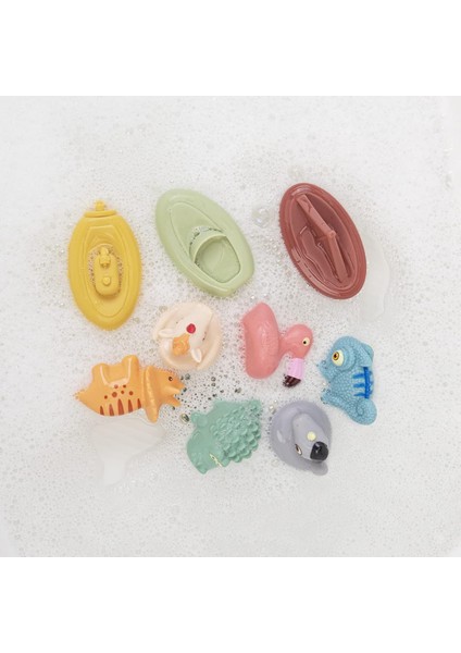 Bebek Banyo Oyuncakları 9 Paket Banyo Fışkırtma Oyuncakları Silikon Okyanus Hayvanları Küvet Şamandıra Oyuncak Su Oyunu Çocuklar Için Okul Öncesi Eğitim Oyuncak Banyo Için Öğrenme (Yurt Dışından)