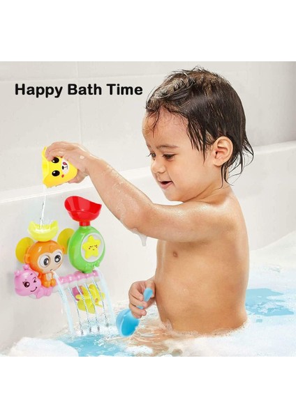 Yeni Yürümeye Başlayan Çocuklar Için Banyo Oyuncakları Yaş 1 2 3 Yaşında Kız Erkek, Okul Öncesi Yeni Doğan Bebek Küveti Su Oyuncakları, Dayanıklı Interaktif Çok Renkli Bebek Oyunca (Yurt Dışından)