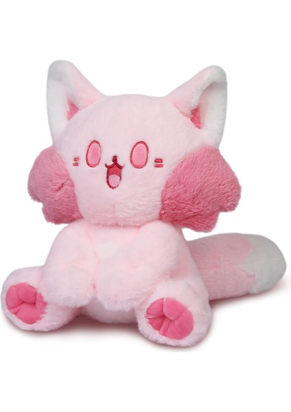 Sevimli Tilki Doldurulmuş Hayvan Peluş Oyuncak - Büyük Kuyruklu Tersinir Yumuşak Peluş Tilki - Çocuklar, Bebekler ve Küçük Çocuklar Için Hediyeler Için Kawaii Tilki Sarılabilir Pel (Yurt Dışından)