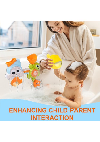 Yeni Yürümeye Başlayan Çocuklar Için Döndürme Banyo Oyuncakları 1-3 Bebek Küveti Duvar Oyuncak Küvet Oyuncakları Yaş 1 2 3 4 Yaşındaki Erkek Kız Şelale Banyo Oyuncağı Bebekler Için (Yurt Dışından)